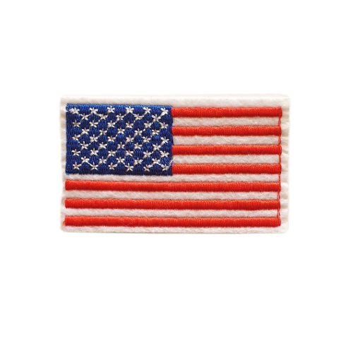 Patches Amerika Army Flagge zum Aufbügeln 8,8x4,9 cm 1 Stück